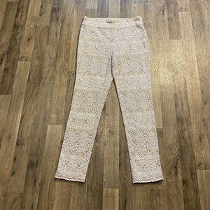 Counterparts Floral Print Ankle Dress Pants Size 8